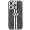 Guess GUHCP15LH4PSEGK iPhone 15 Pro 6.1 czarny/black hardcase IML 4G Gold Stripe